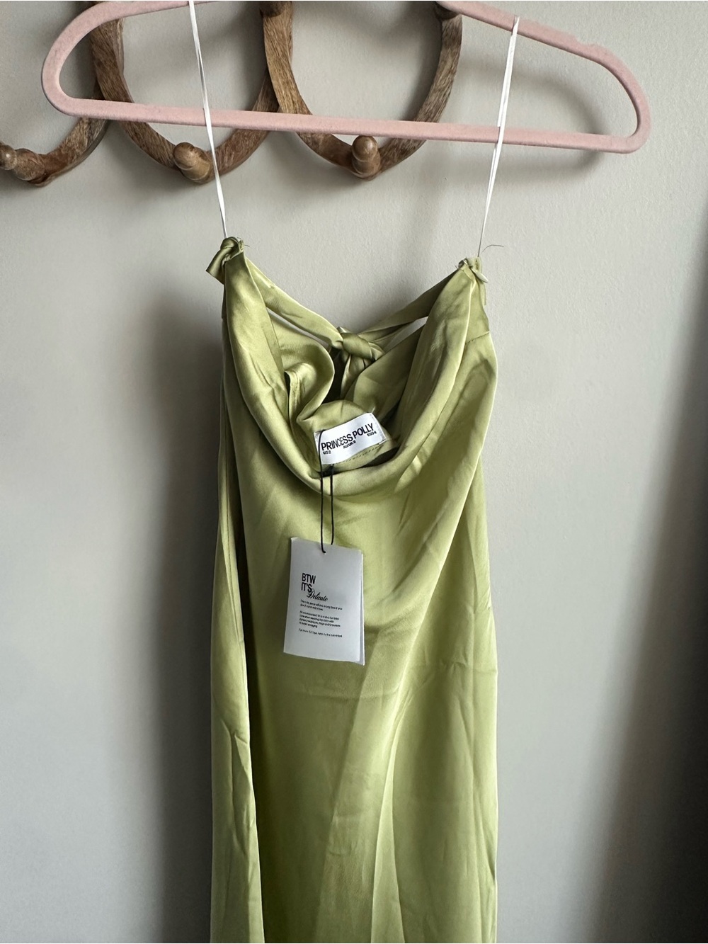Haley Green Maxi Dress with Tag
